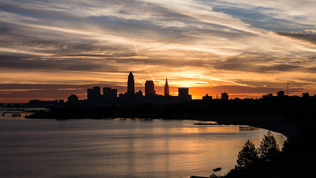 Cleveland Sunrise (photo courtesy of Chris Capell, via Flickr Commons)